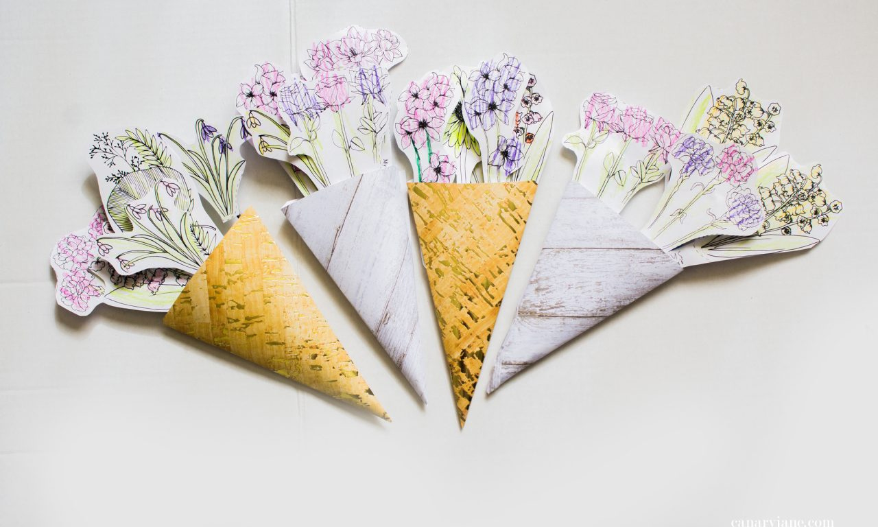 Free Printable Flower Bouquet For Mothers Day – Canary Jane with regard to Free Printable Bouquet Of Flowers