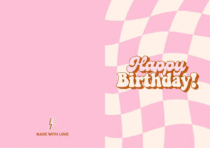Free Printable Folded Card Templates To Customize Online | Canva throughout FREE Printable Birthday Cards Quarter Fold