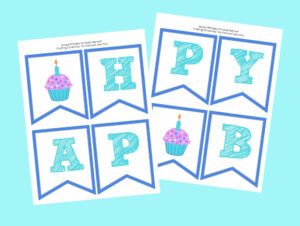 Free Printable Happy Birthday Banner! - Crafting Cheerfully with regard to FREE Printable Birthday Banners Personalized