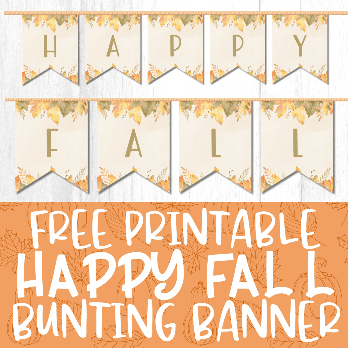 Free Printable Happy Fall Banner - Prudent Penny Pincher with FREE Printable Banners and Signs