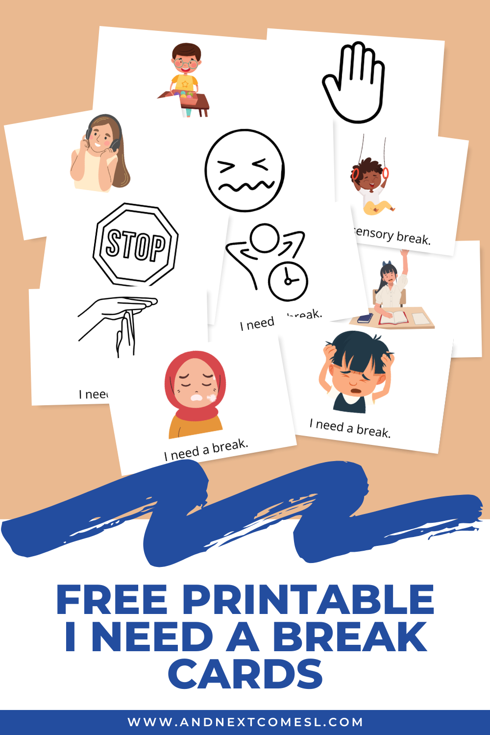 Free Printable I Need A Break Cards | And Next Comes L regarding Free Printable Break Cards For Students