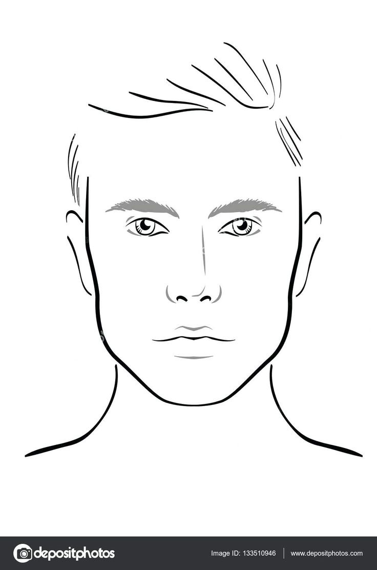 Free Printable Makeup Face Charts - My Bios within FREE Printable Blank Makeup Face Charts
