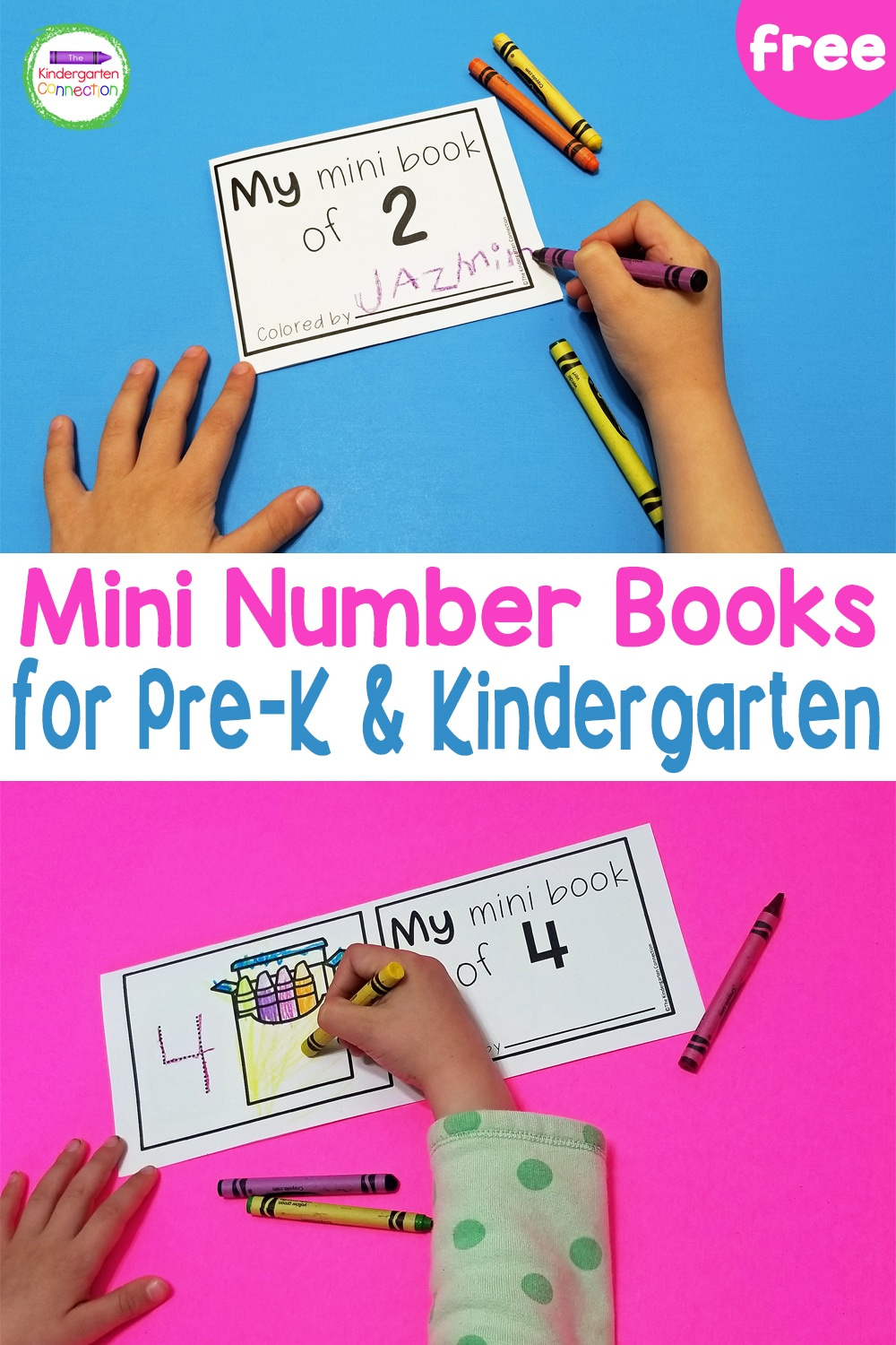 Free Printable Number Mini-Books For Pre-K &amp;amp; Kindergarten for FREE Printable Books For Pre K