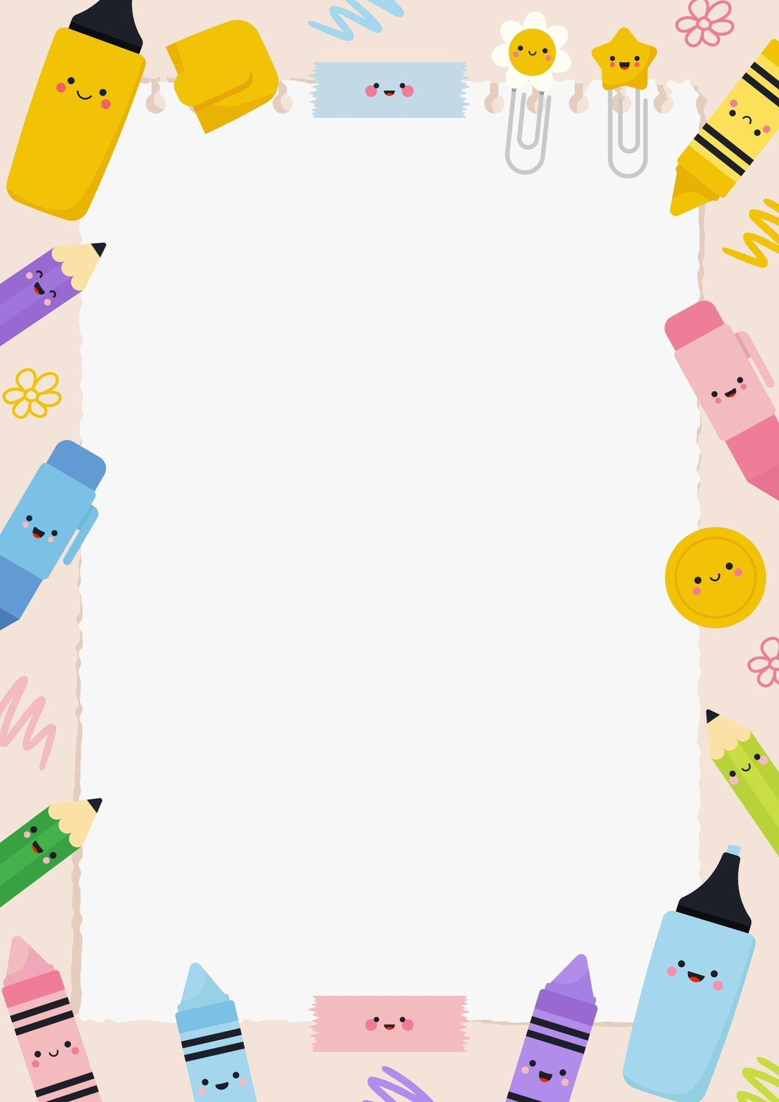 Free Printable Page Border Templates You Can Customize | Canva throughout Free Printable Border Paper For Teachers