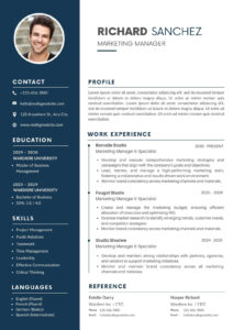 Free Printable Resume Templates You Can Customize | Canva with regard to FREE Printable Basic Resume Template