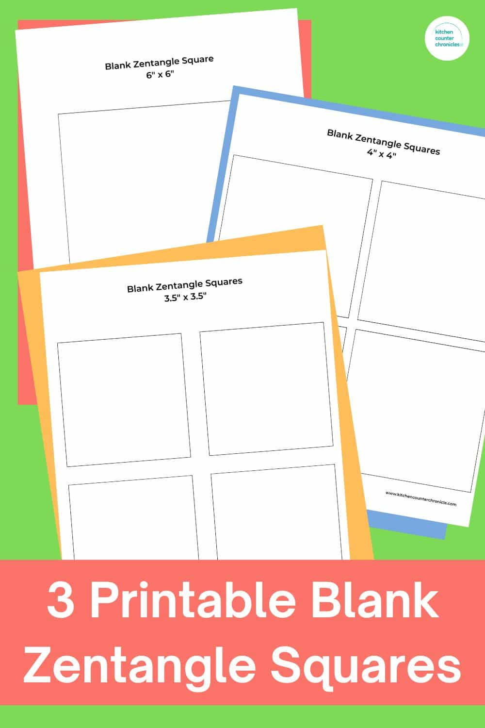 Free Printable Zentangle Squares inside Free Printable Blank Zentangle Worksheet