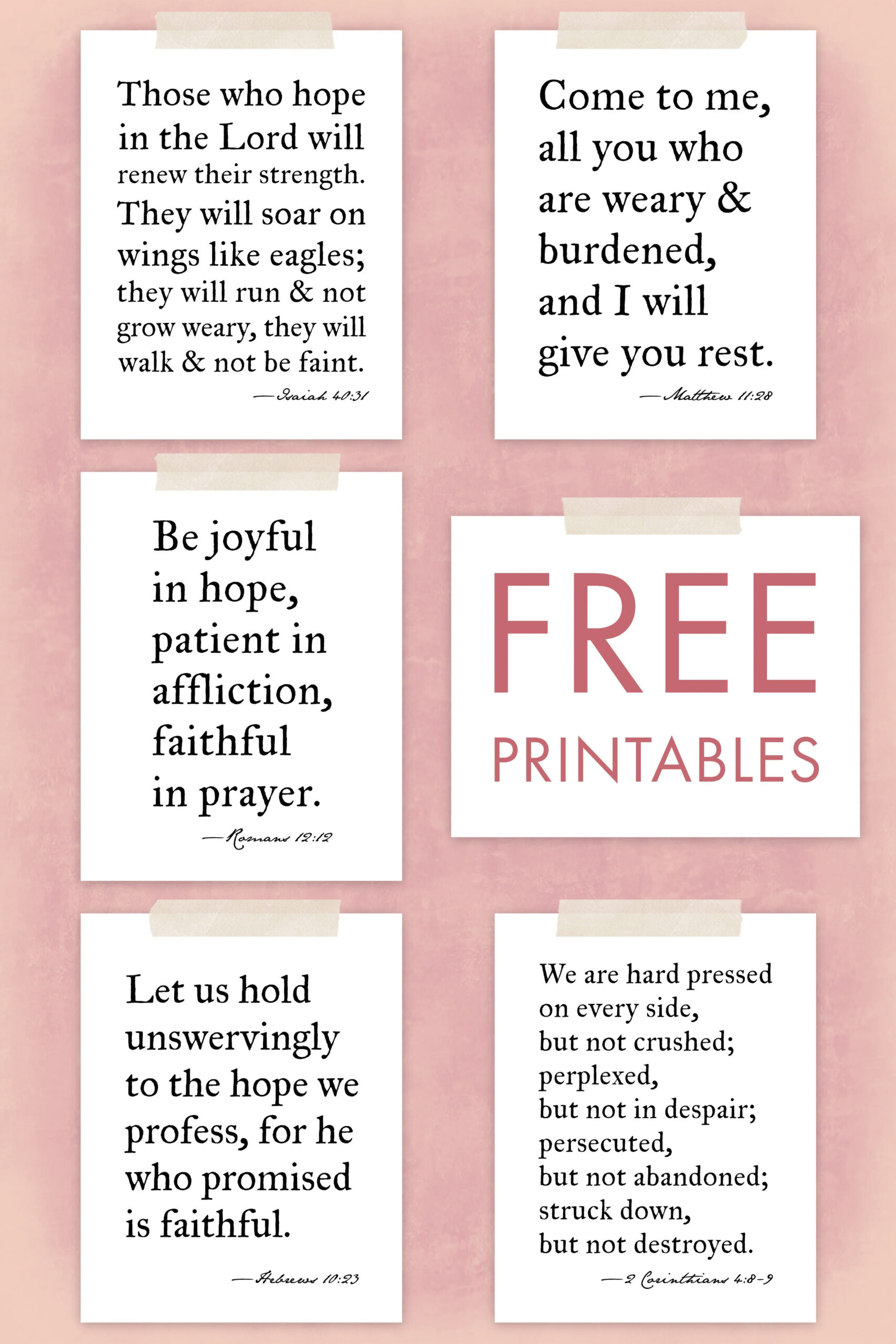 Free Printables: Bible Verse Wall Art — The Art Of Observation throughout Free Printable Bible Verse Templates