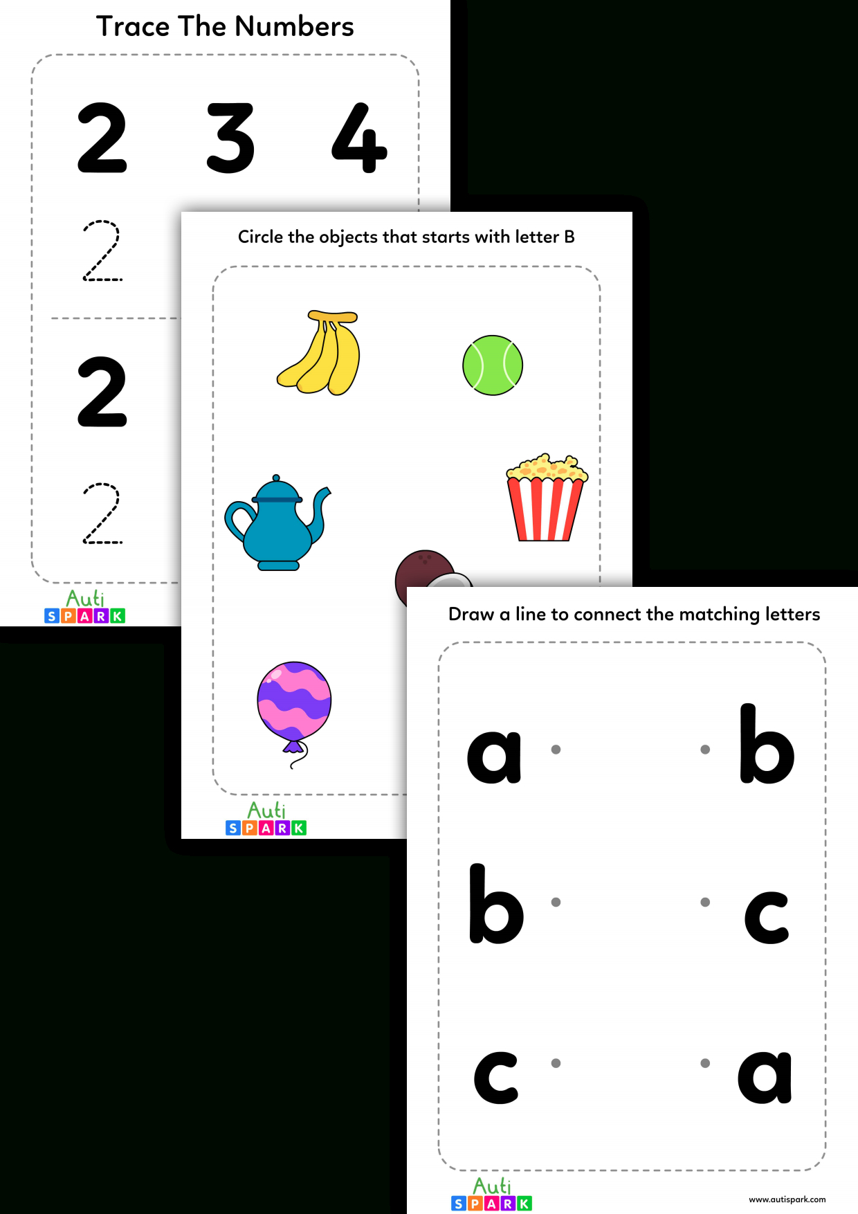 Free Workbook For Kids With Autism - Autispark - Autispark intended for FREE Printable Autism Worksheets Printables