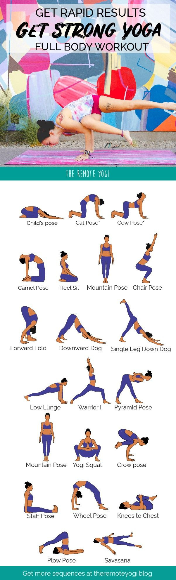 Full Body Yoga Workout – Free Printable Pdf within FREE Printable Beginner Yoga Poses Chart