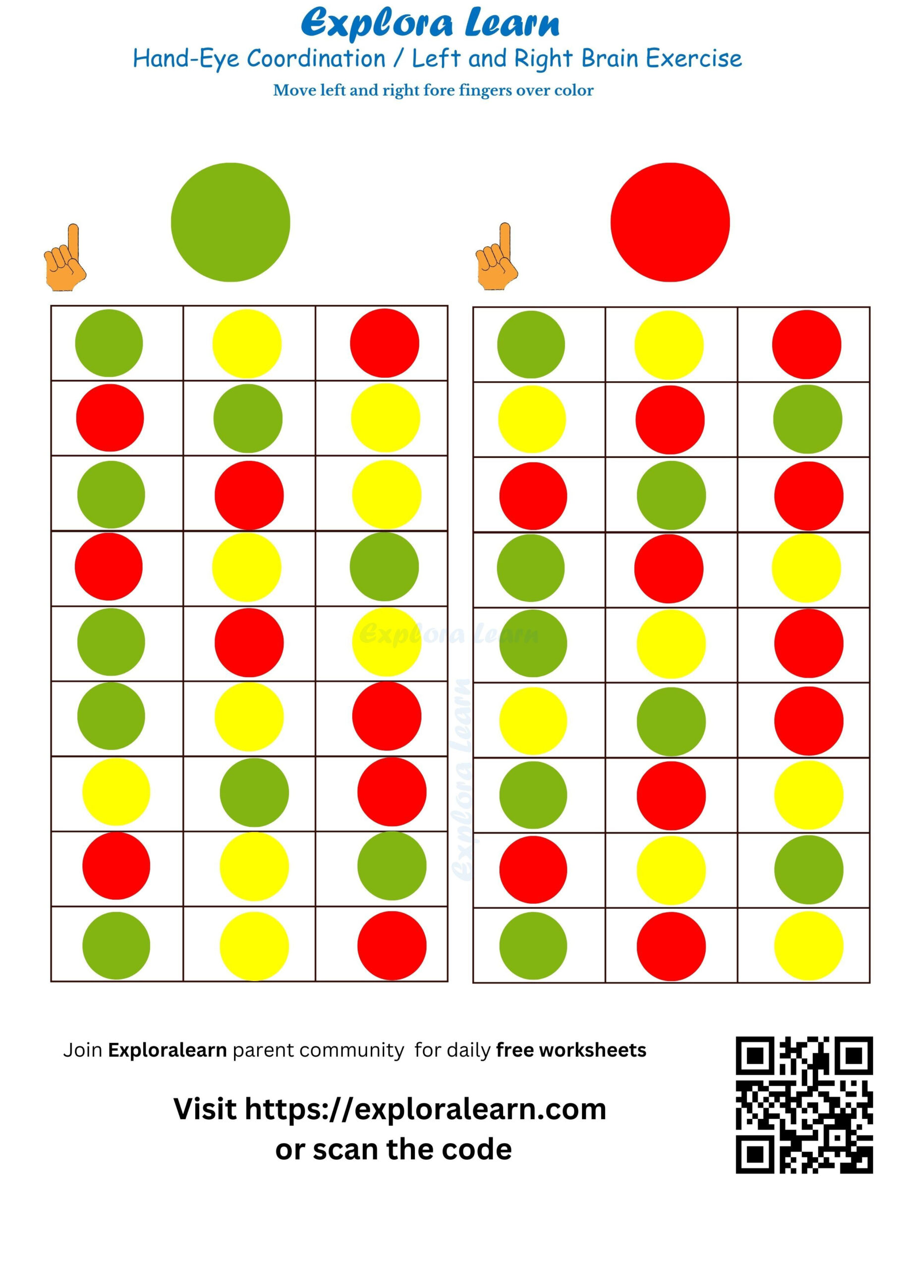 Fun Brain Gym Exercises For Kids Ages 2-6 | Explorlearn throughout FREE Printable Brain Gym Exercises