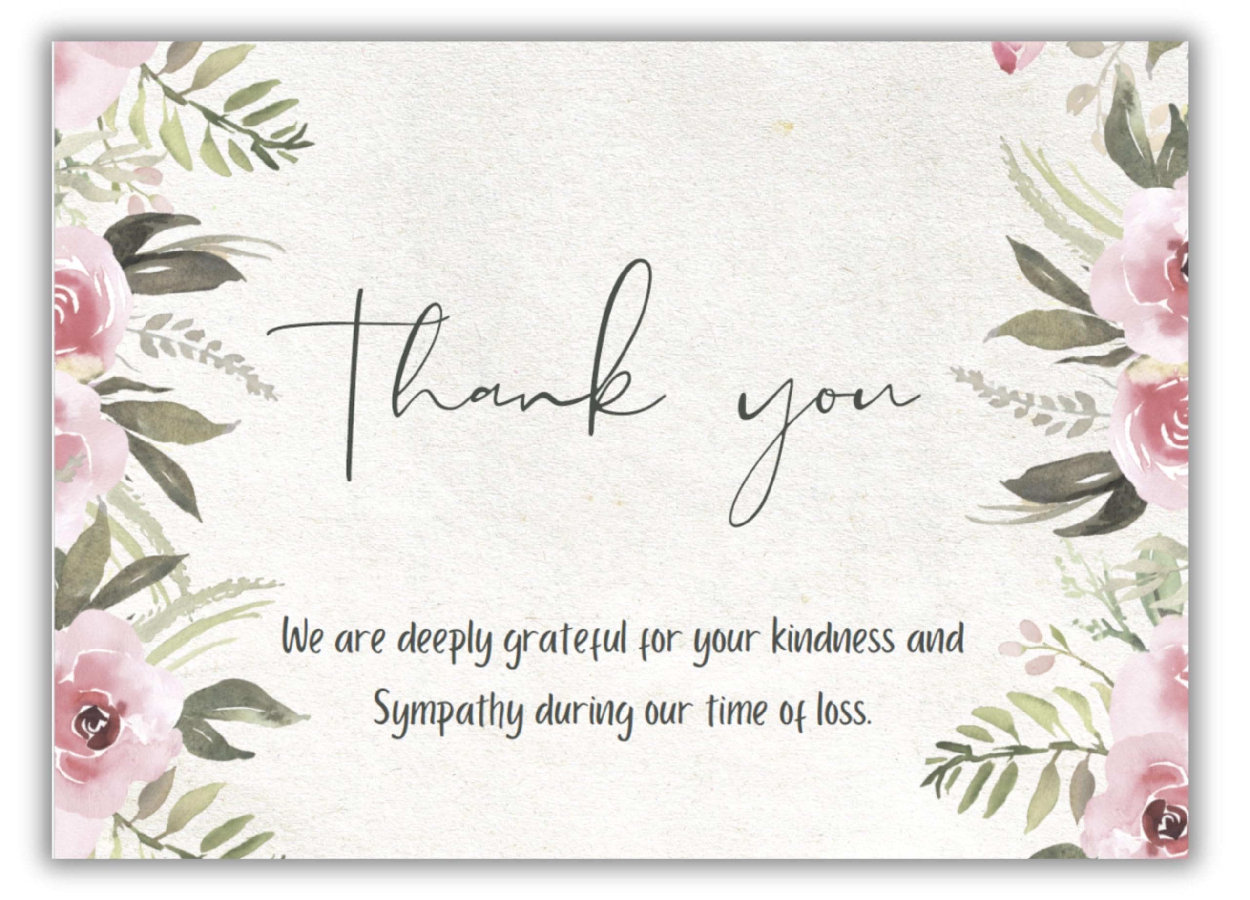 Funeral Thank You Card Template | Free, Editable, &amp;amp; Thoughtful Designs within FREE Printable Bereavement Thank You Cards