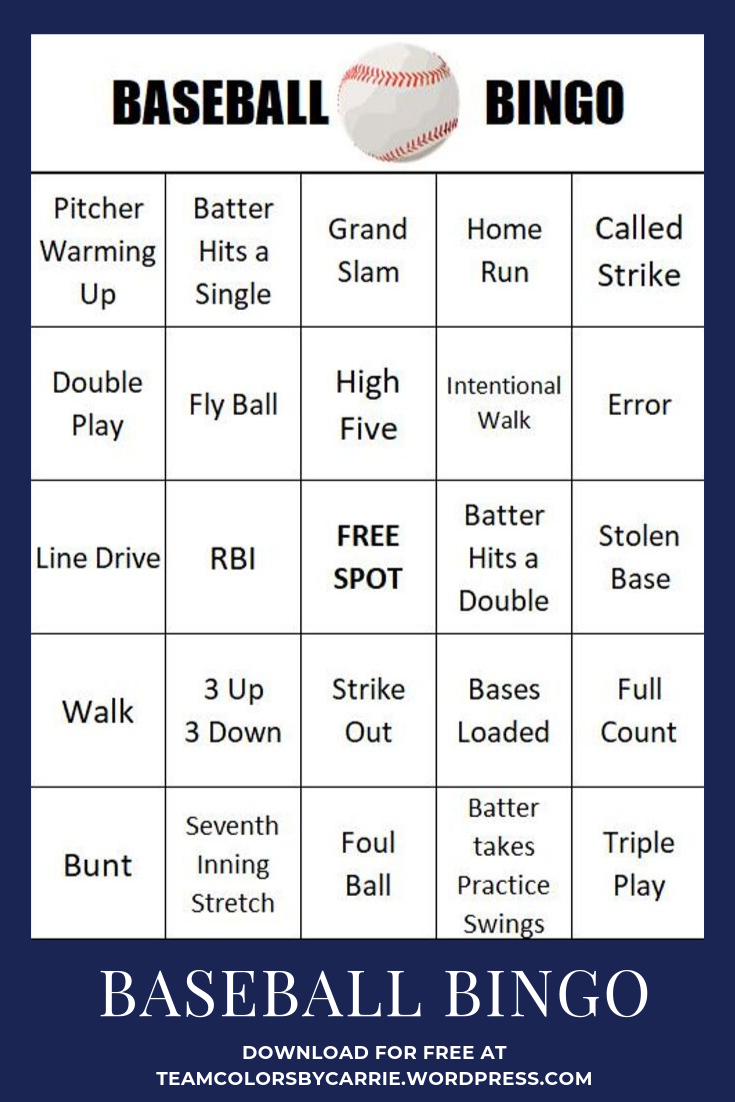 Get In The Game With 30 Free Baseball Bingo Card Printables regarding Free Printable Baseball Bingo Cards