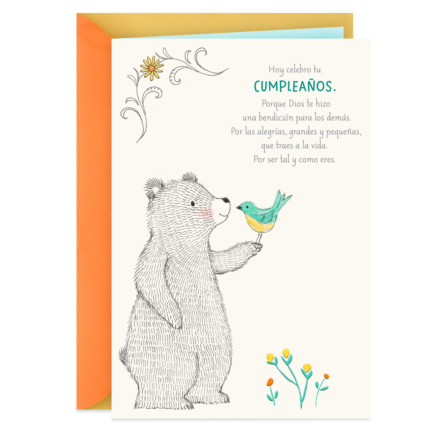 God Made You A Blessing Spanish-Language Birthday Card - Greeting with FREE Printable Birthday Cards In Spanish