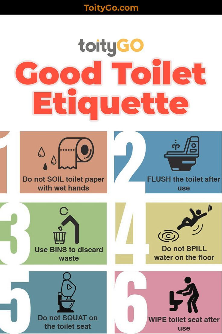Good Toilet Etiquette in FREE Printable Bathroom Etiquette Signs