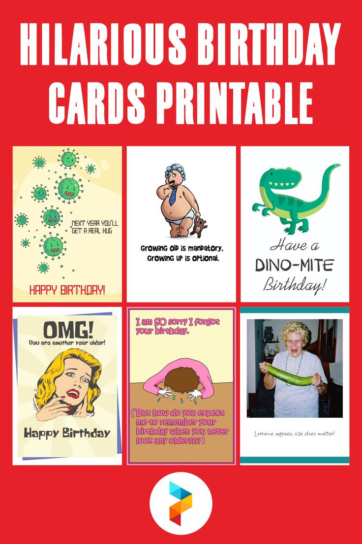 Hilarious Birthday Cards - 10 Free Pdf Printables | Printablee regarding Free Printable Birthday Cards For Her Funny