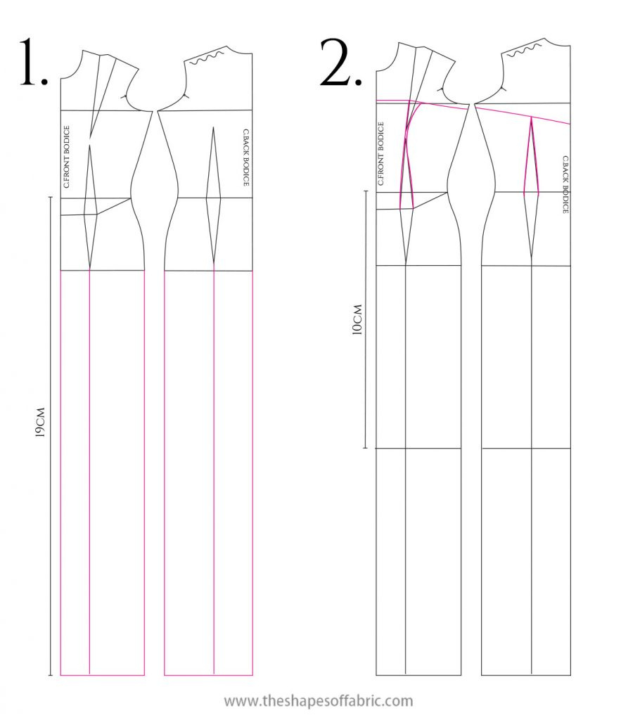 How To Draft Patterns For Diy Barbie Clothes - The Shapes Of Fabric intended for Free Printable Barbie Doll Sewing Patterns Template