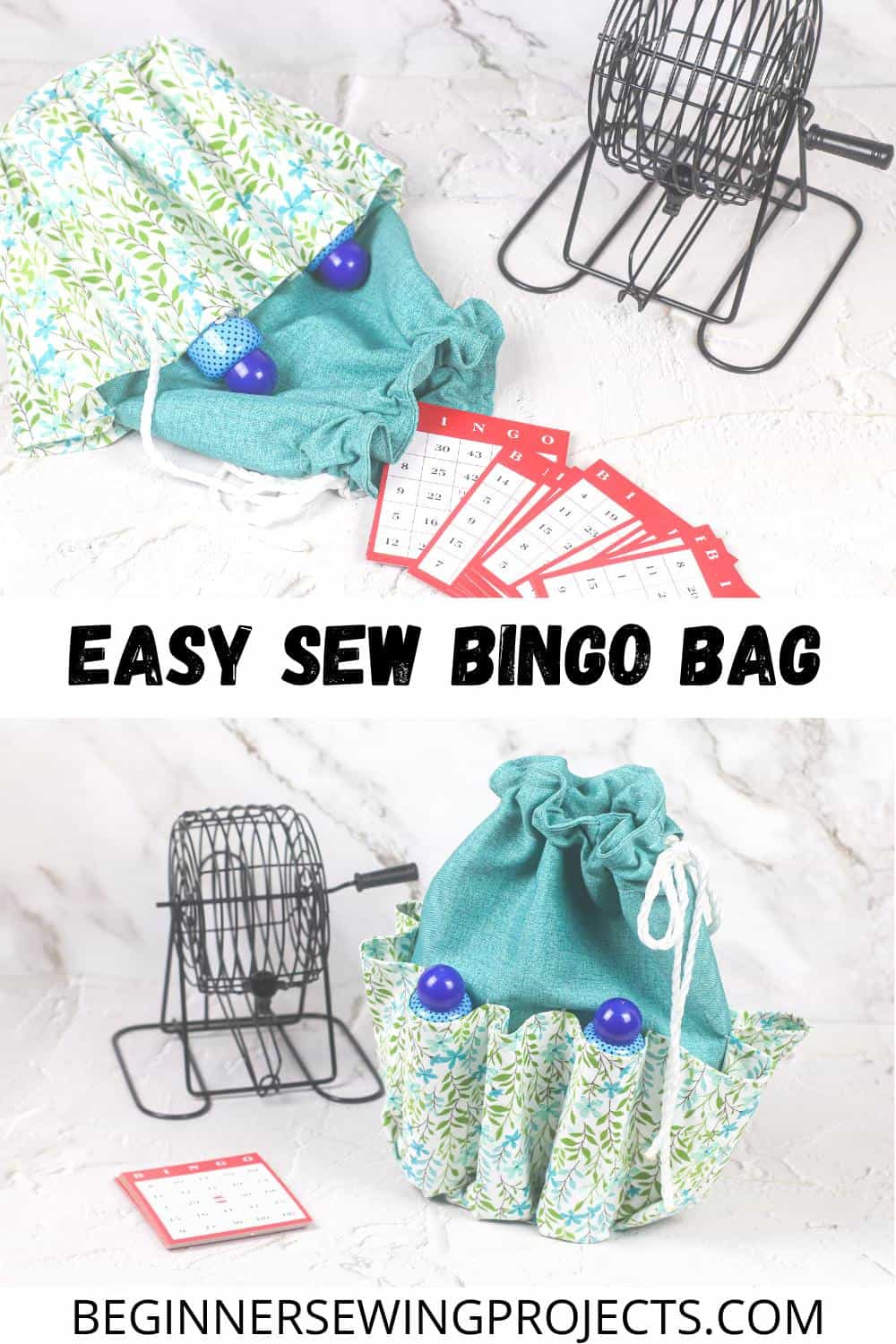 How To Make A Bingo Bag – Beginner Sewing Projects in FREE Printable Bingo Bag Pattern