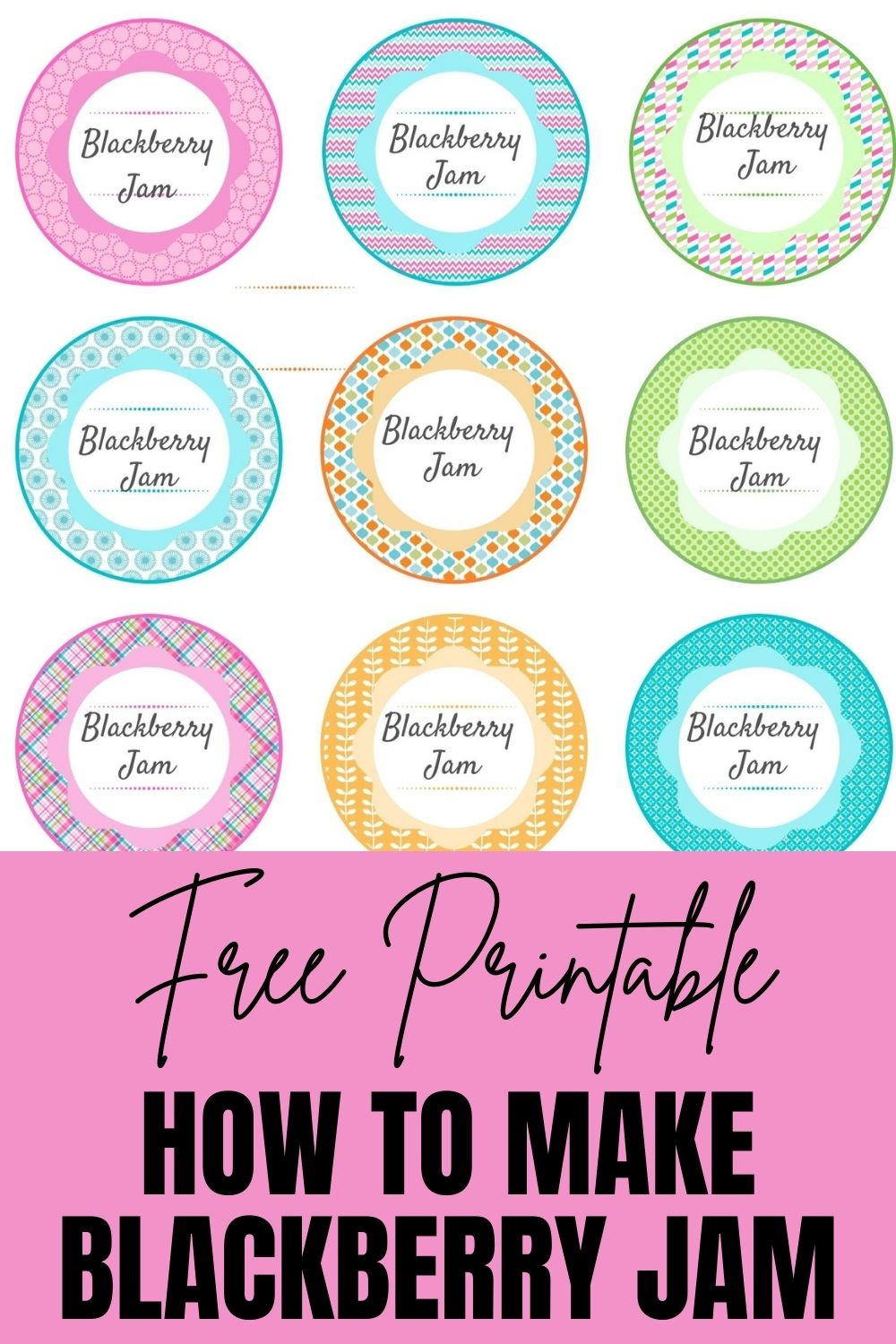 How To Make Blackberry Jam + Free Printable Labels - Sweet Pea regarding FREE Printable Blackberry Jam Labels