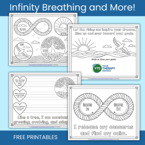 Infinity Breathing Free Printable - Your Therapy Source within FREE Printable Breathing Exercise Cards For Adults