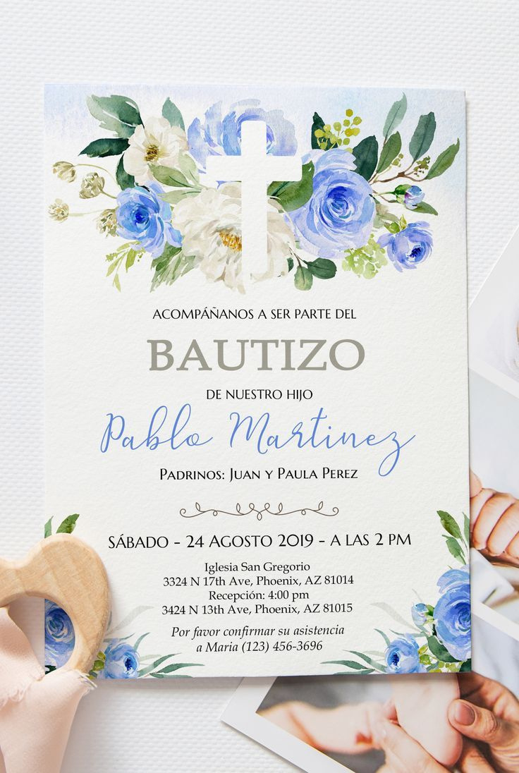 Invitacion Bautizo, Baptism Invitations In Spanish, Bautizo in FREE Printable Baptism Invitations In Spanish