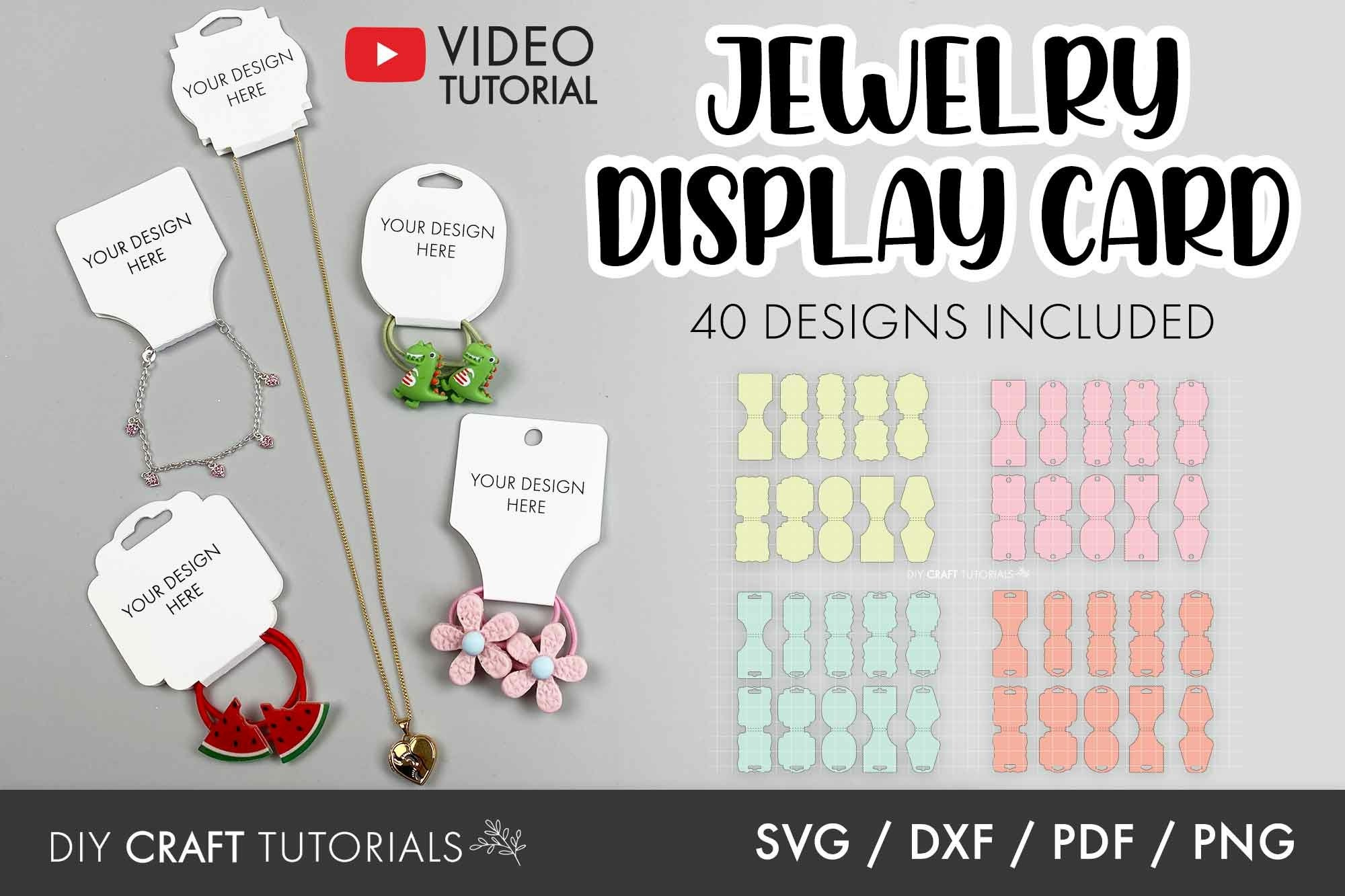 Jewelry Display Card Template throughout Free Printable Bracelet Card Template