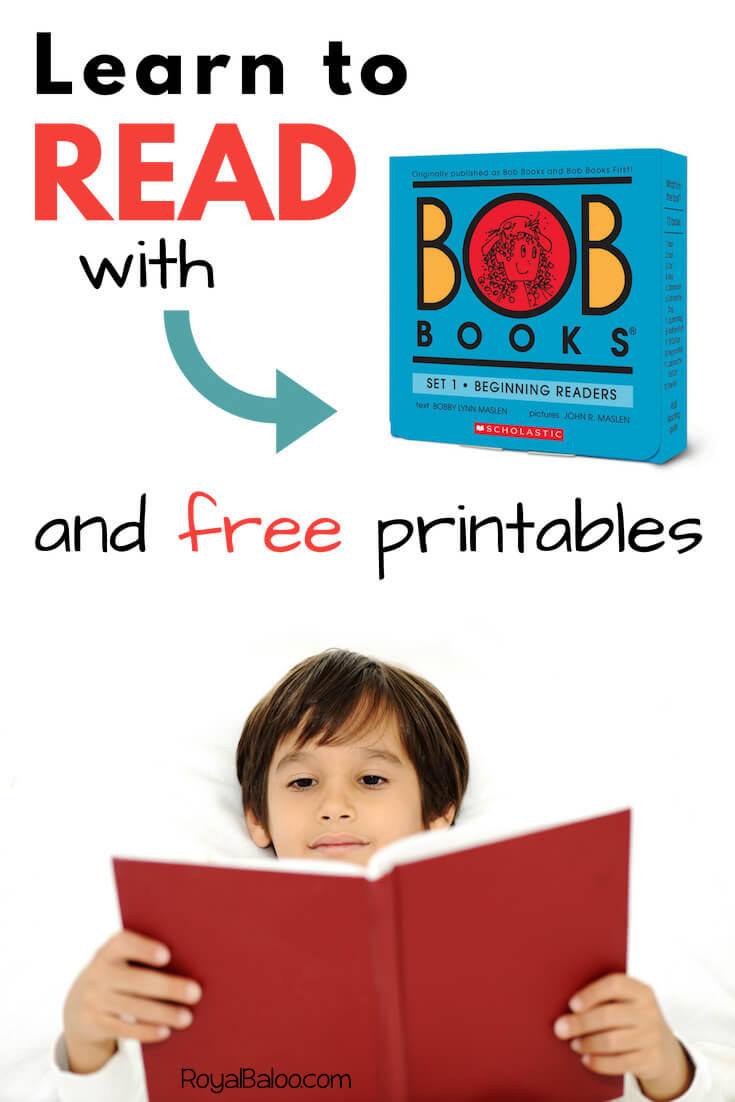 Learn To Read With Bob Books Free Printables → Royal Baloo with FREE Printable Beginner Reading Books