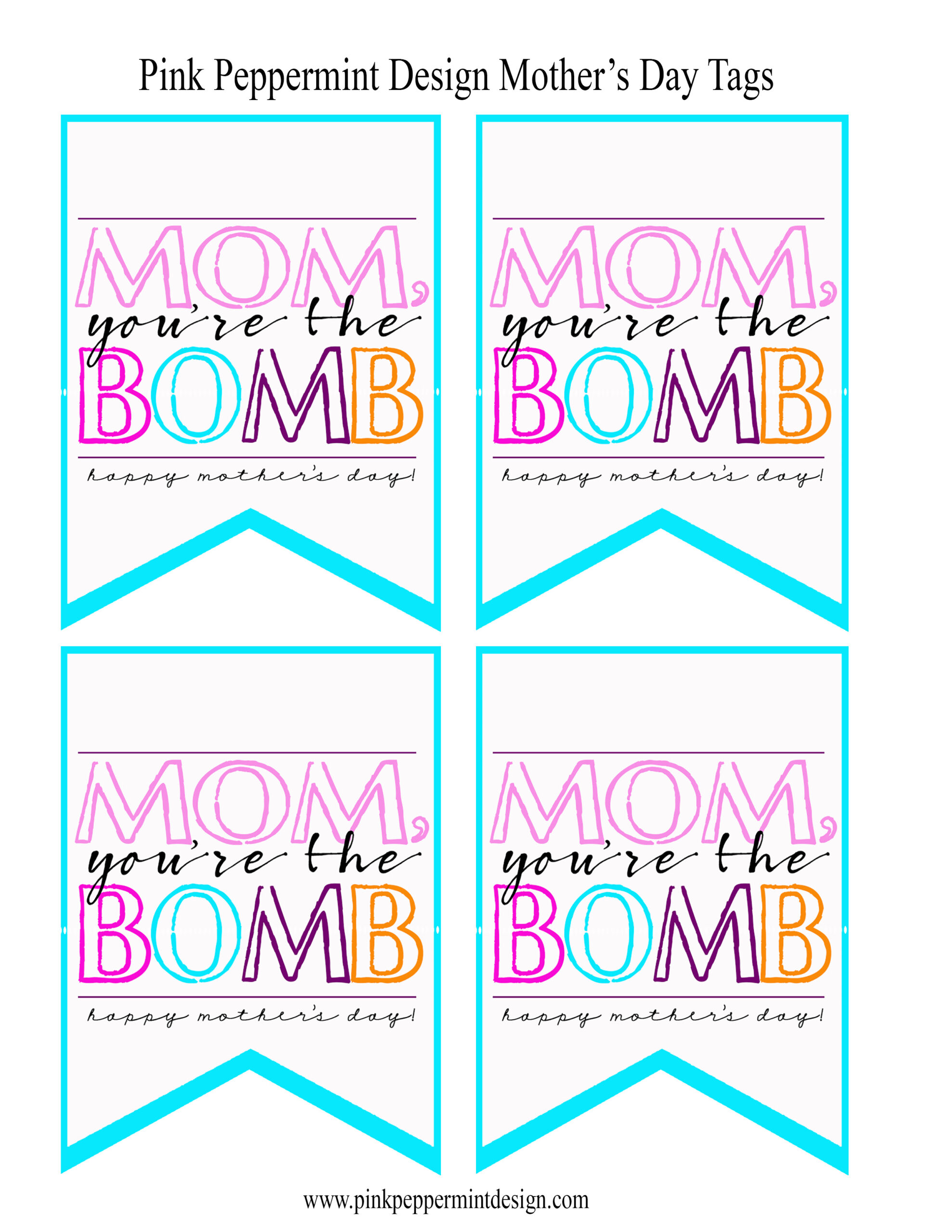 Lush Bath Bomb Mother&amp;#039;S Day Gift - Eighteen25 in Free Printable Bath Bomb Tags