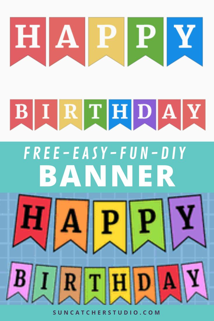 Make A Diy Personalized Banner In Seconds! pertaining to FREE Printable Birthday Banners Personalized