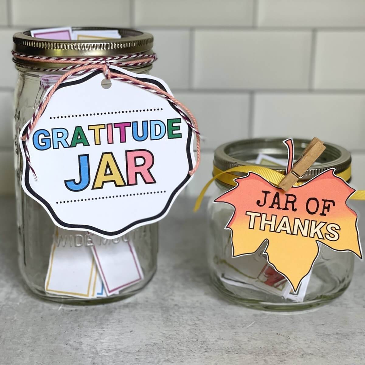 Make A Gratitude Jar With These Printables (Easy Thankful Jar!) with regard to Free Printable Blessing Jar Printable