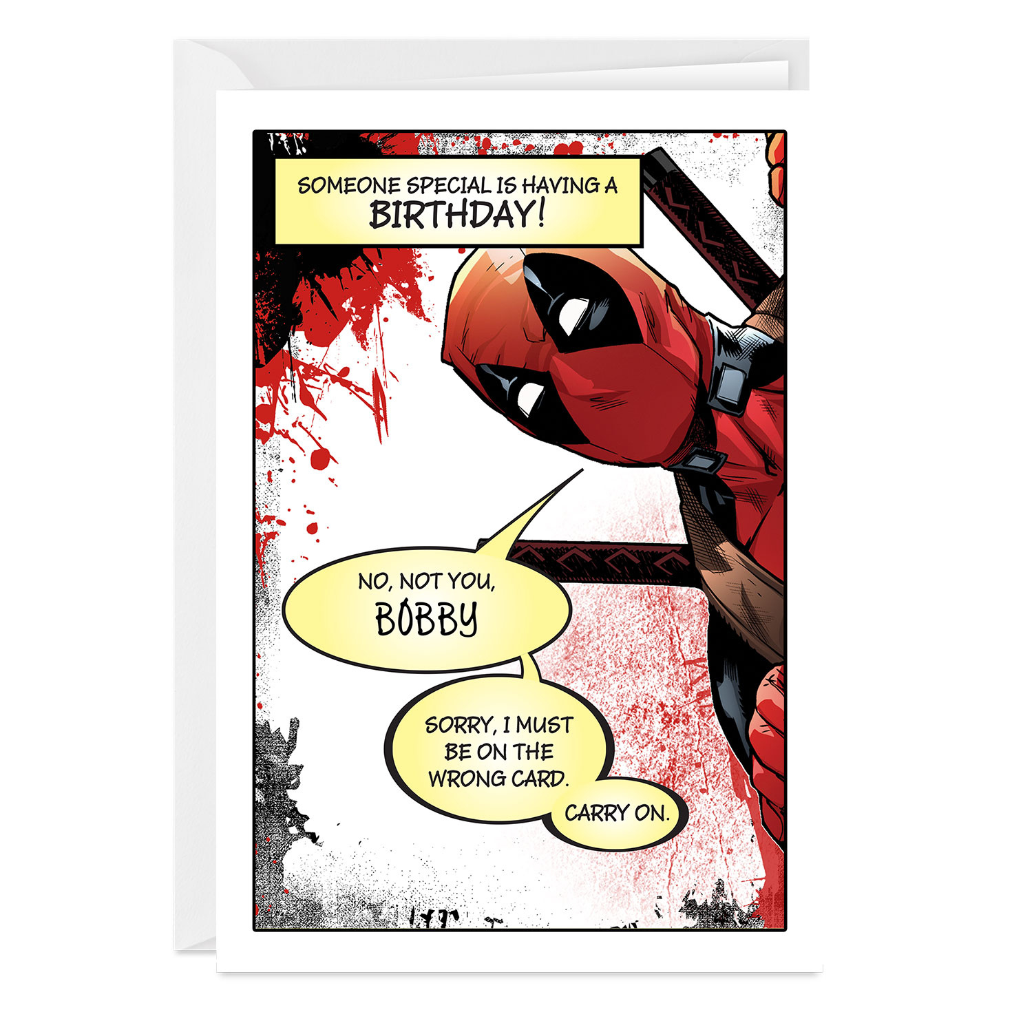 Marvel Deadpool Custom Birthday Card - Greeting Cards | Hallmark pertaining to Free Printable Birthday Cards Online Hallmark