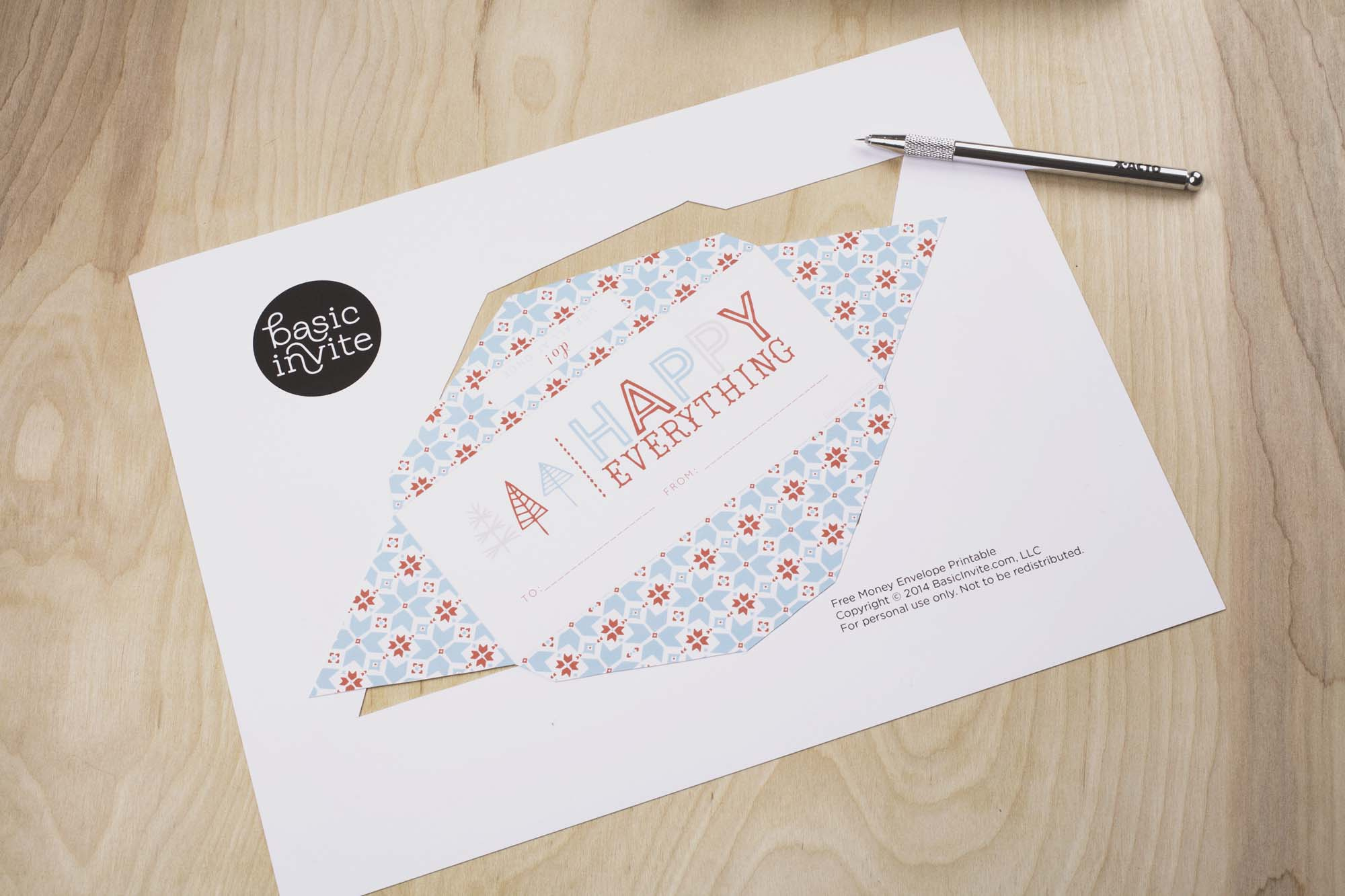 Money Envelope Printable in FREE Printable Birthday Money Envelopes
