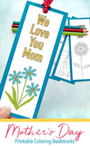 Mother'S Day Bookmark To Color - Carla Schauer Designs regarding FREE Printable Bookmarks For Mother&amp;#039;s Day