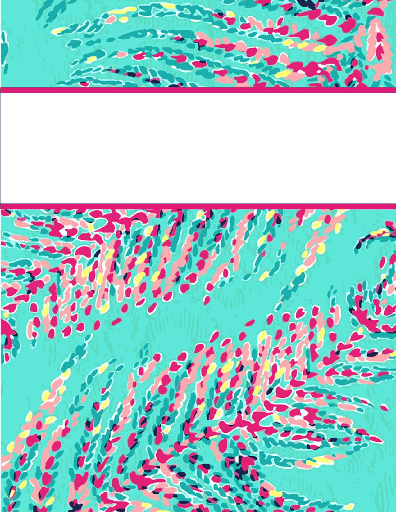 My Cute Binder Covers | Happily Hope within Free Printable Binder Covers Lilly Pulitzer