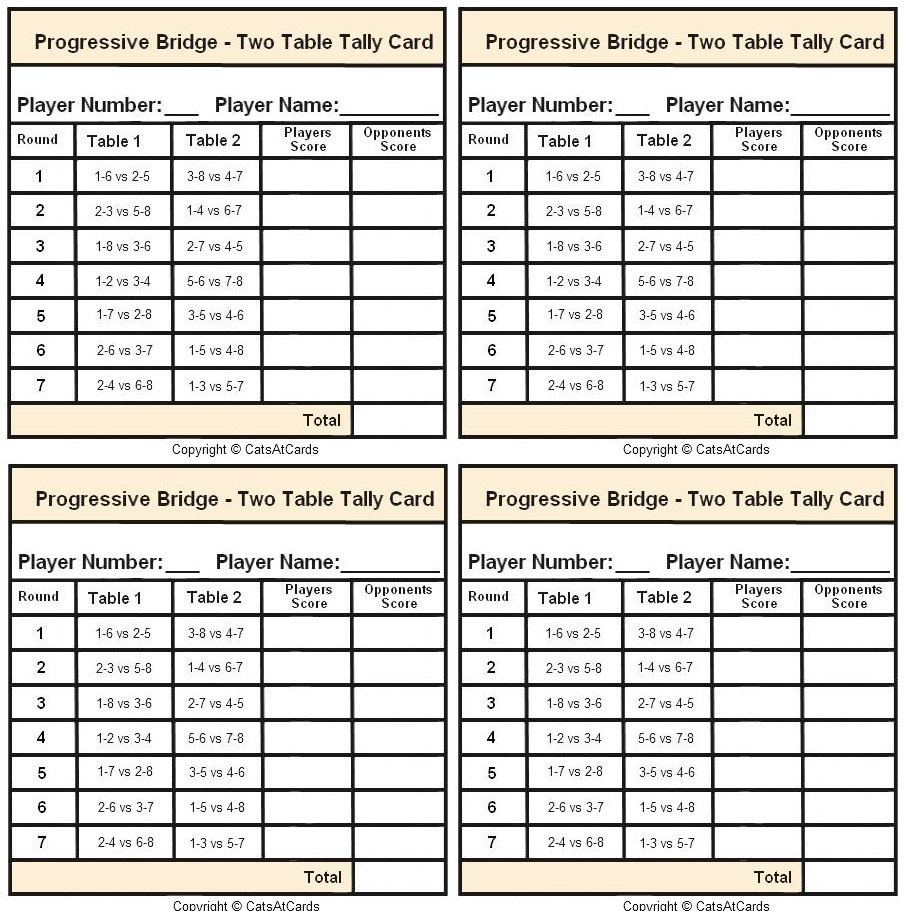 Mystery Hand Memory Sheet - Print with regard to Free Printable Bridge Tallies For 2 Tables