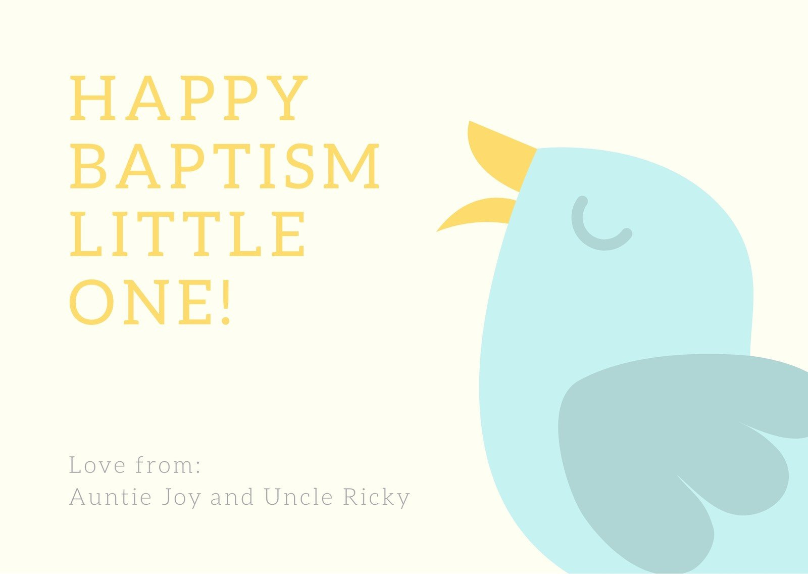 Page 17 - Free Printable Greeting Card Templates To Customize | Canva in FREE Printable Baptism Greeting Cards