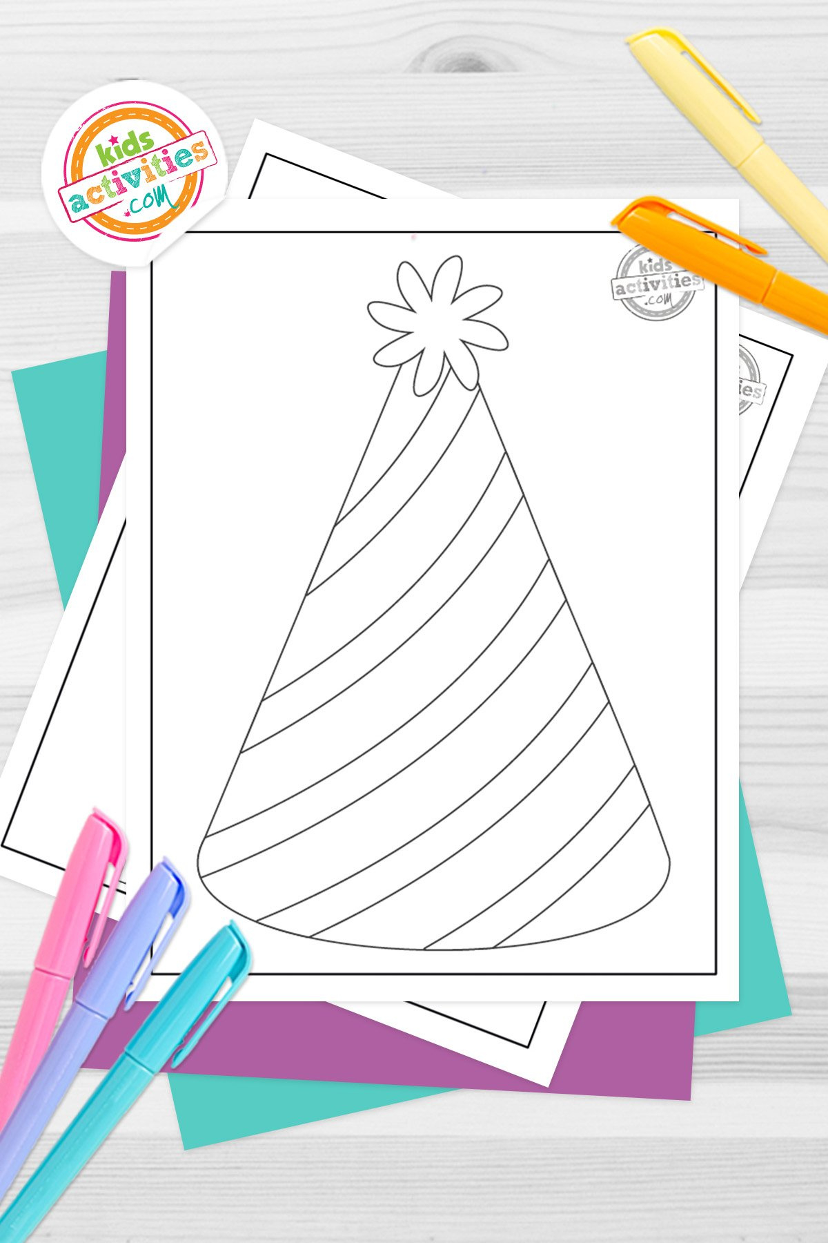 Party Hat Template To Make Your Own Party Hat! | Kids Activities Blog regarding FREE Printable Birthday Hat Template