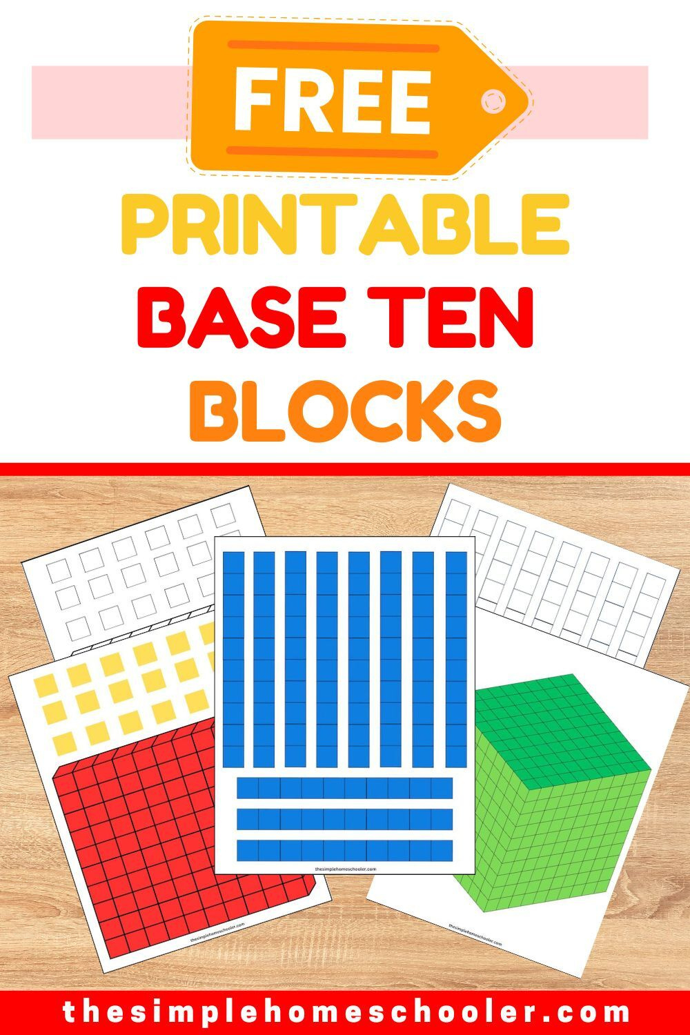 Perfect Printable Base Ten Blocks: Up To Thousands! - The Simple pertaining to Free Printable Base Ten Blocks Manipulatives
