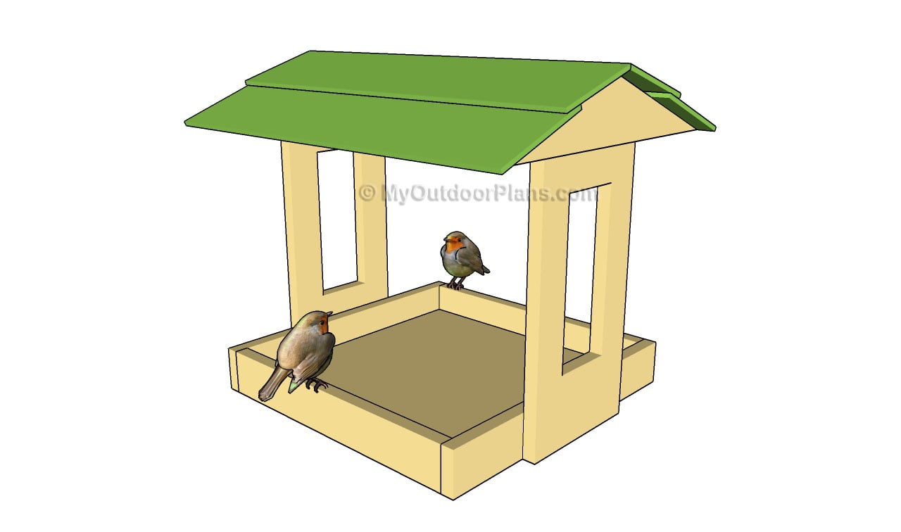 Platform Bird Feeder Plans | Myoutdoorplans inside Free Printable Bird Feeder Plans