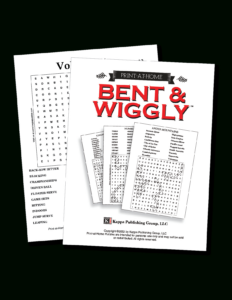 Print-At-Home Bent &amp; Wiggly – Kappa Puzzles within FREE Printable Bent and Wiggly Word Search Puzzles