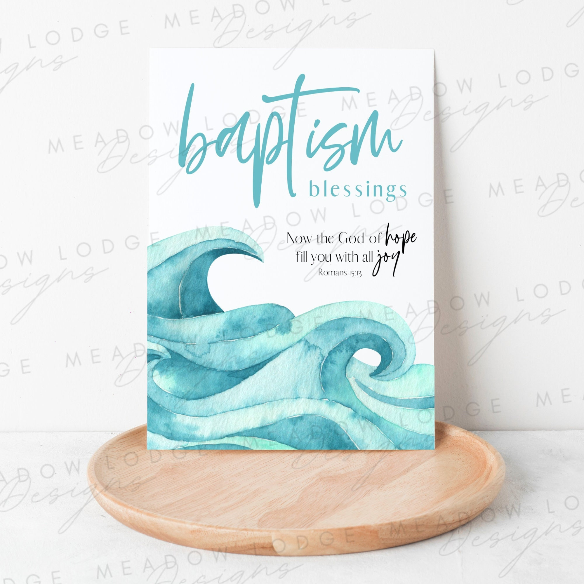 Printable Baptism Card, Instant Download Teen Christian Baptism intended for Free Printable Baptism Greeting Cards