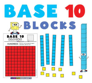 Printable Base 10 Blocks - Superstar Worksheets with regard to Free Printable Base 10 Blocks