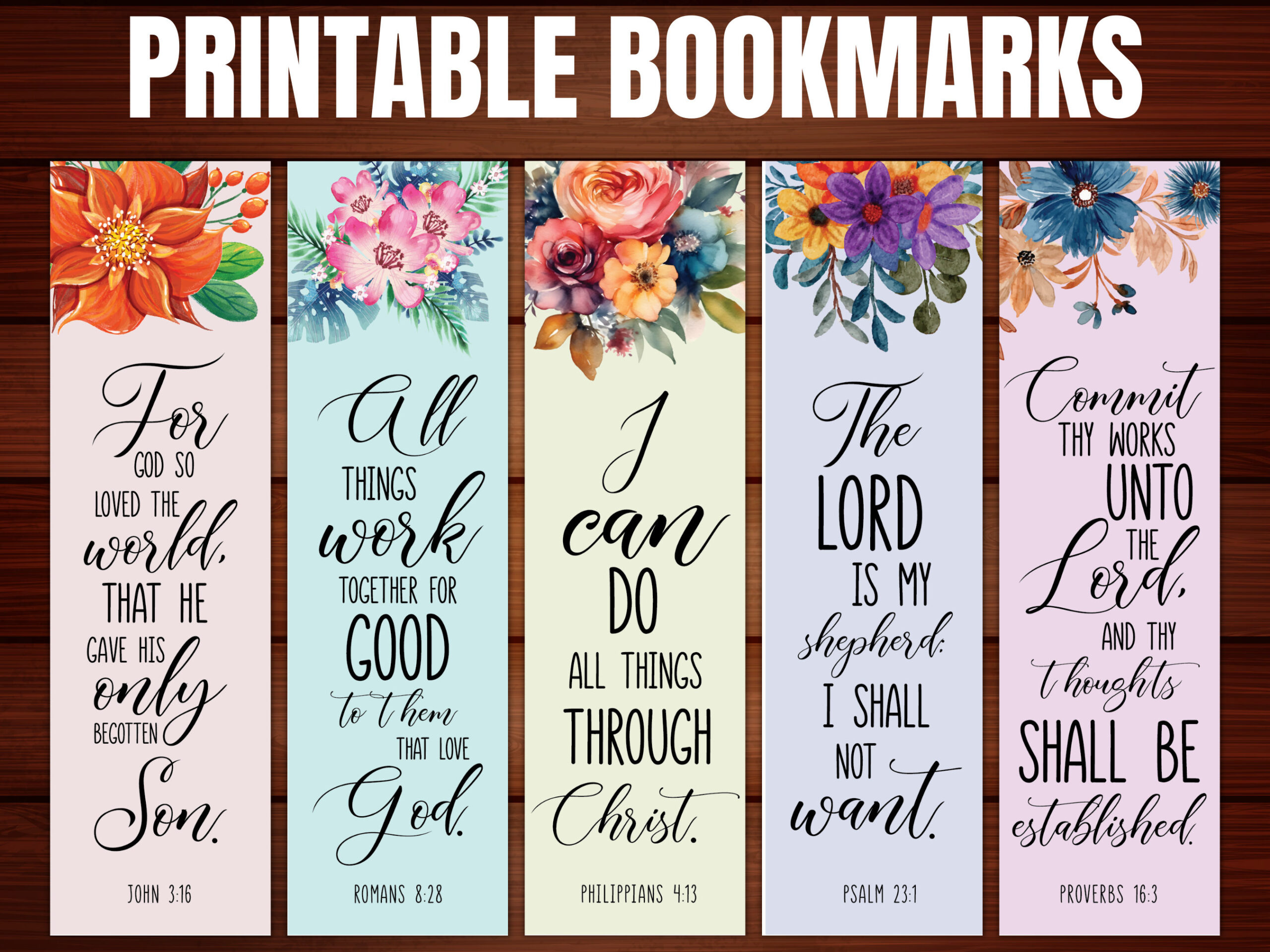 Printable Bible Bookmarks - Printable Party Favors regarding FREE Printable Bookmarks with Bible Verses