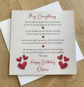 Printable Birthday Cards Romantic Birthday Cards For Boyfriend throughout FREE Printable Birthday Cards For Him Romantic