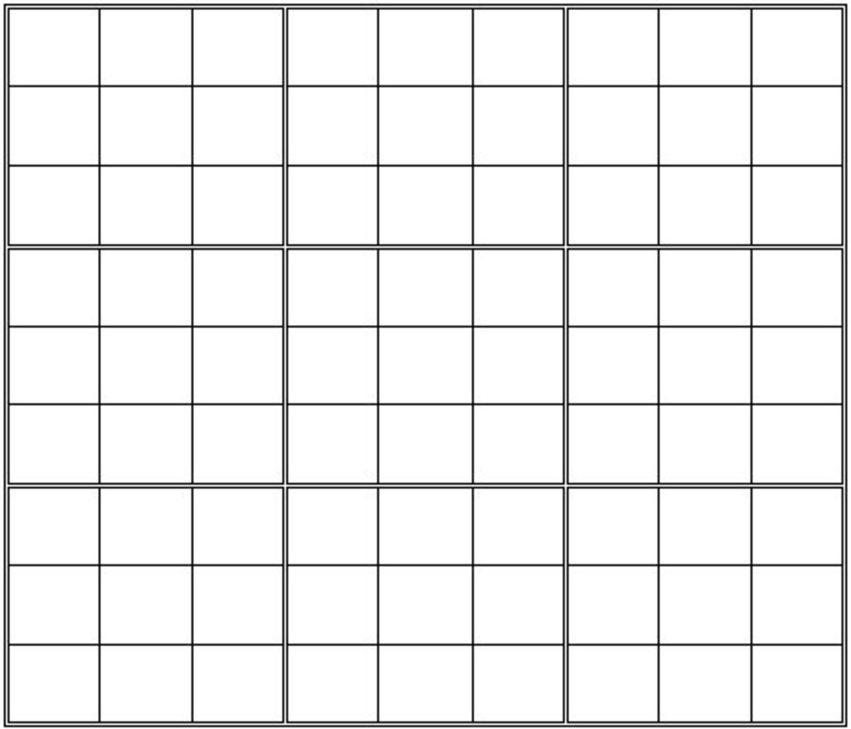 Printable Blank Sudoku Grid - Hubpages regarding FREE Printable Blank Sudoku Grids