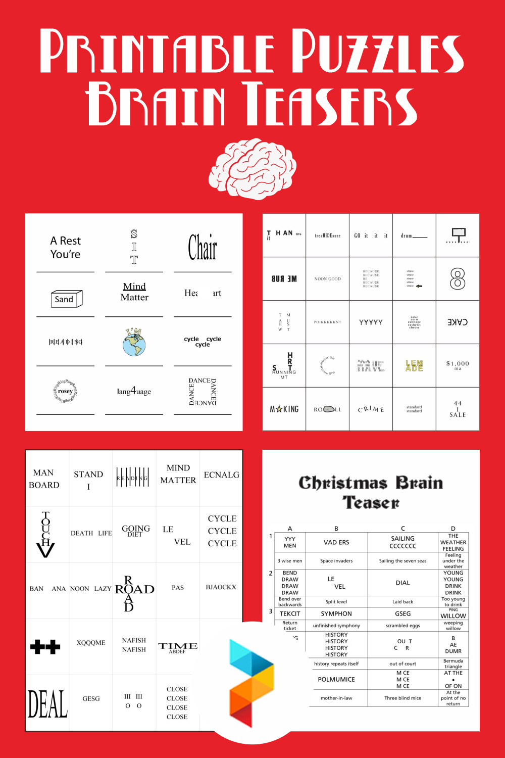 Printable Brain Games For Seniors - Printable Party Favors for Free Printable Brain Teasers And Puzzles