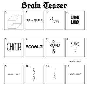 Printable Brain Games For Seniors - Printable Party Favors pertaining to FREE Printable Brain Teasers Adults