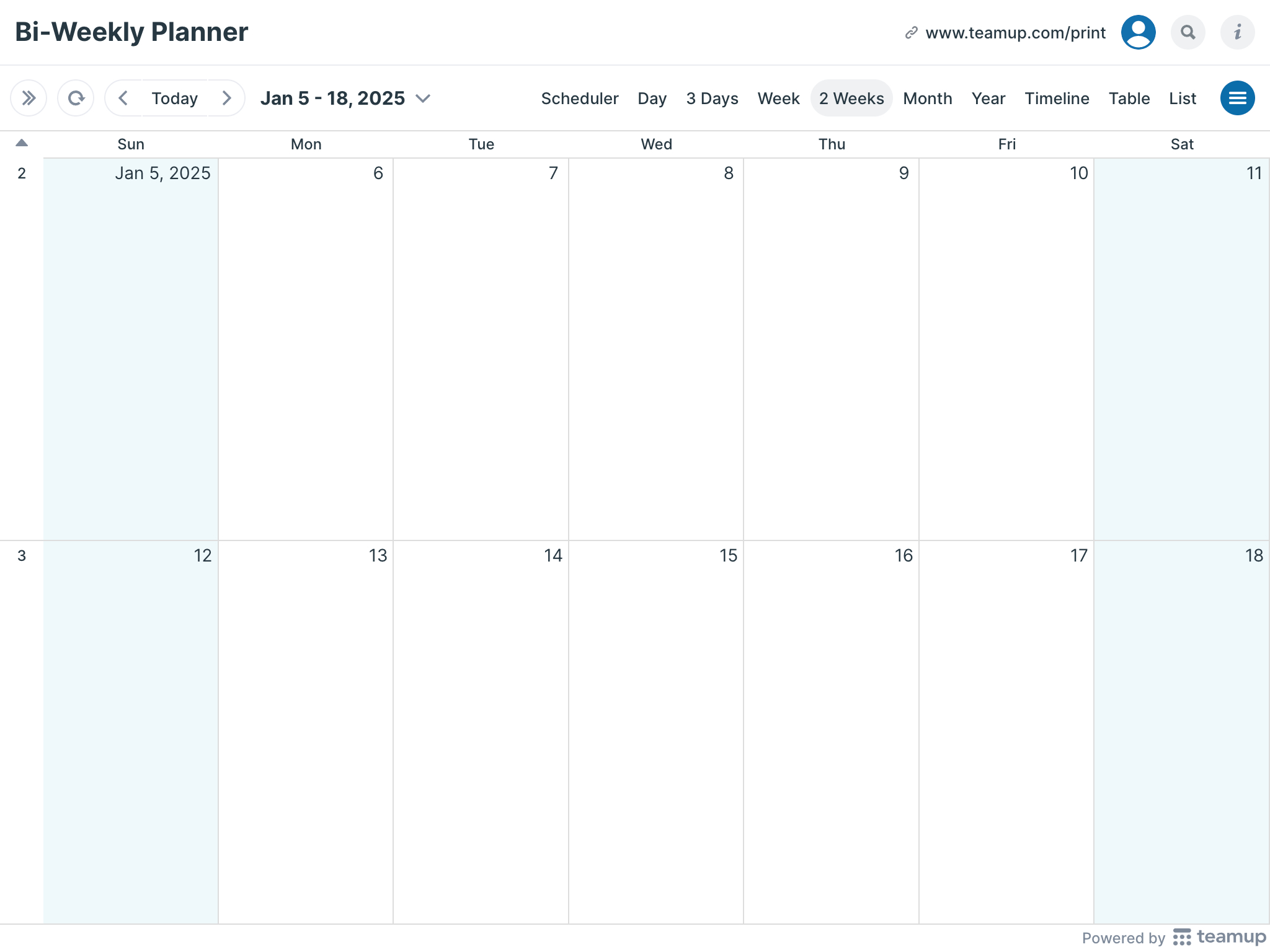 Printable Calendars - Teamup within Free Printable Bi Monthly Calendar