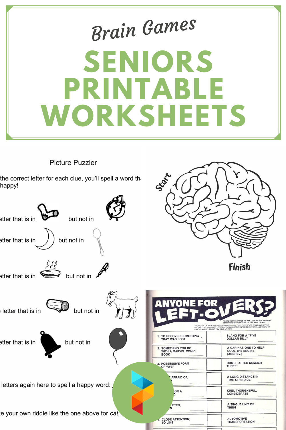 Printable Memory Activities - Printable Party Favors intended for Free Printable Brain Games For Seniors
