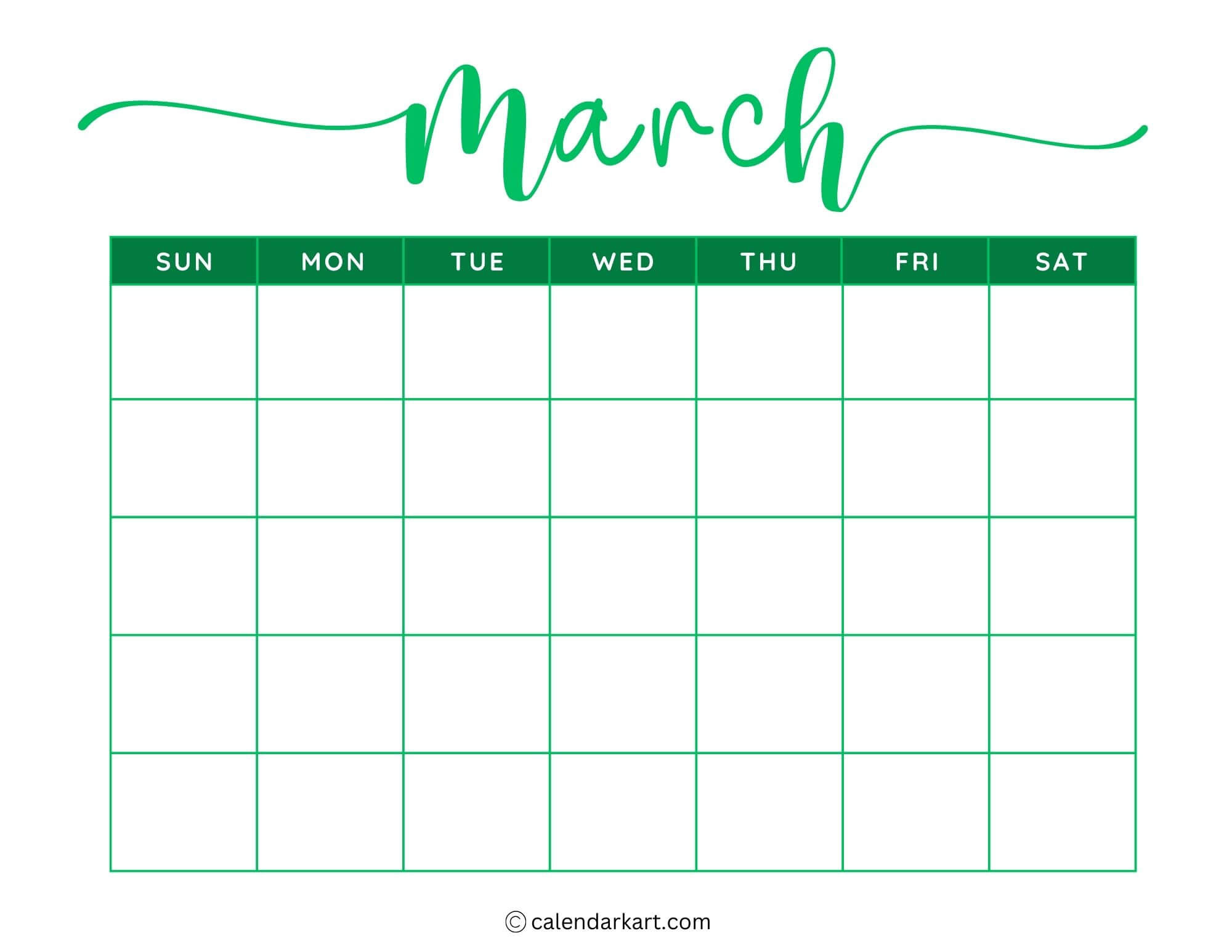 Printable Monthly, Weekly And Yearly Blank Calendar Templates in Free Printable Blank Calendar Vertical