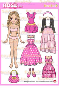 Printable Paper Doll intended for FREE Printable Barbie Paper Dolls and Clothes
